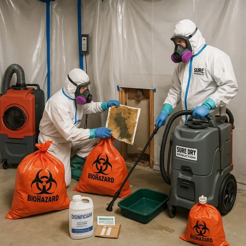 Contaminated Water Handling Protocols process in Amherst, OH